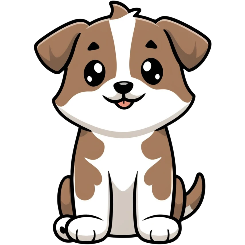 puppy showing its paws emoji