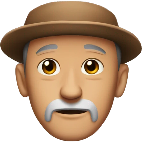 side profile of tony tony chopper with a recessed chin and long nose emoji