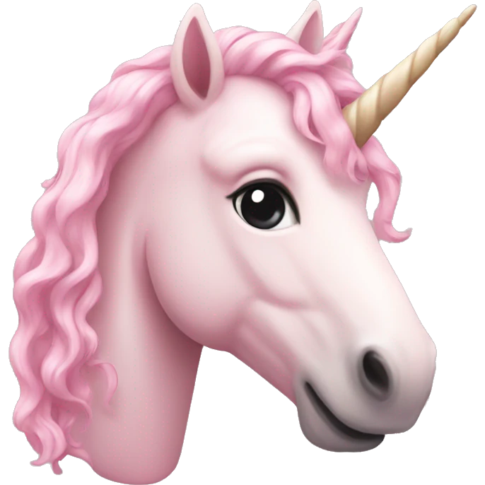 light pink unicorn emoji