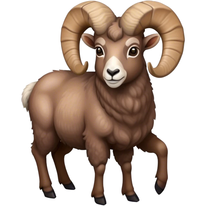 Rocky Mountain Bighorn sheep emoji