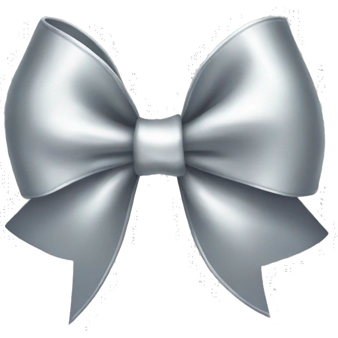 silver bow emoji