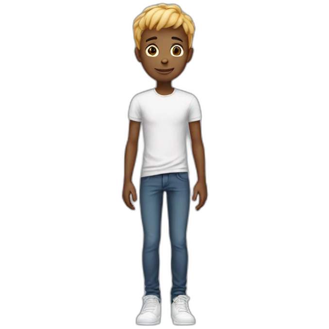 Skinniest boy in the world emoji