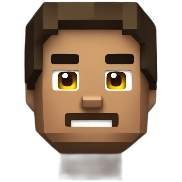 Steve minecraft emoji