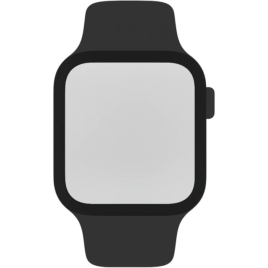 black apple watch emoji