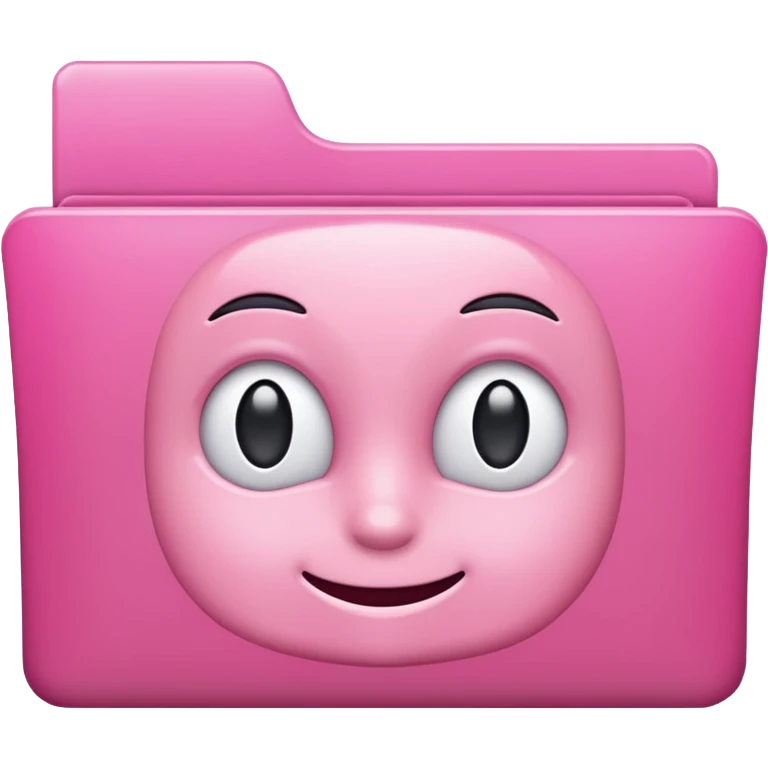 mix pink forward facing folder emoji