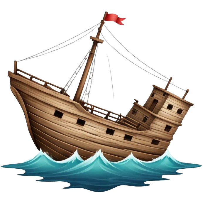 sinking ship emoji