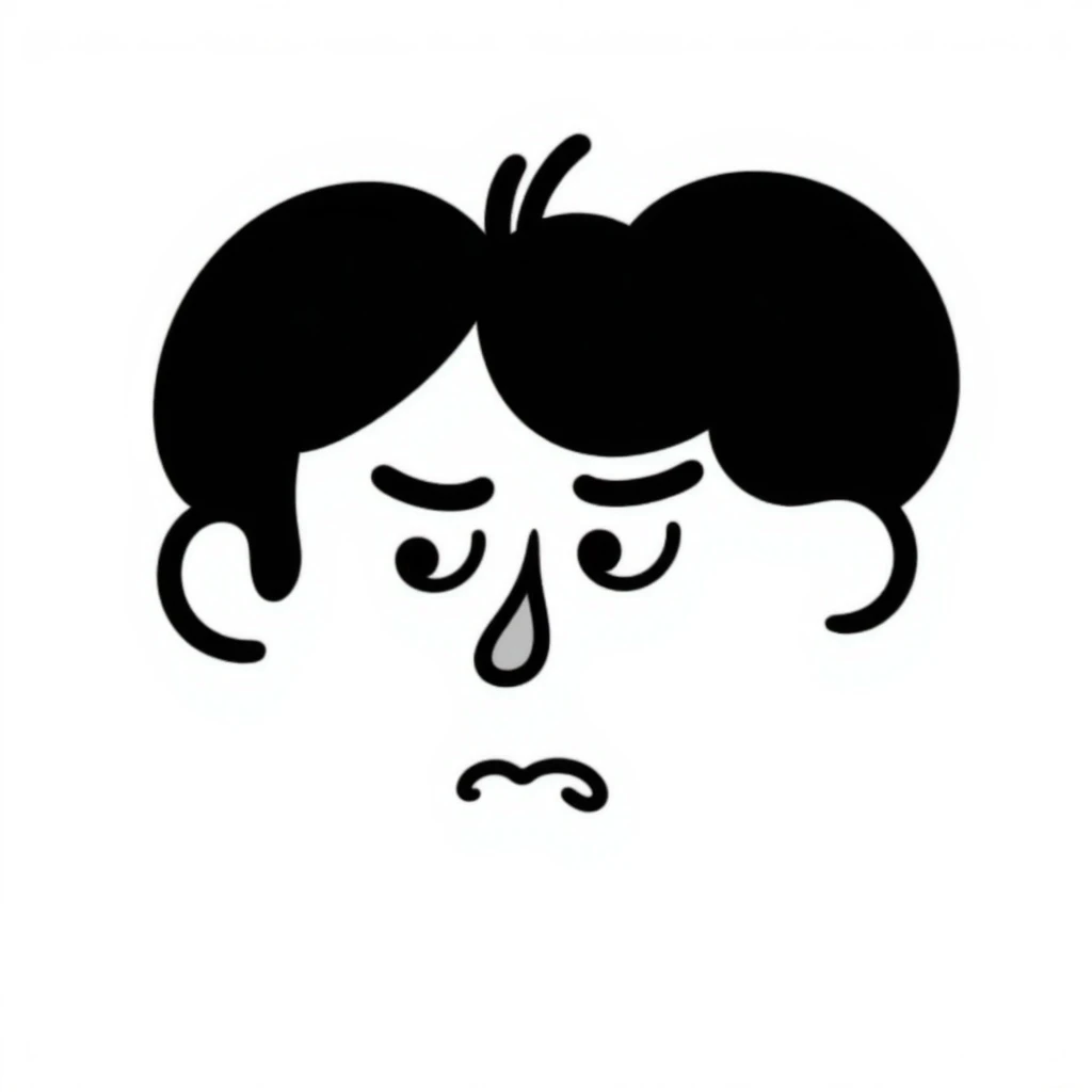 slightly annoyed face emoji