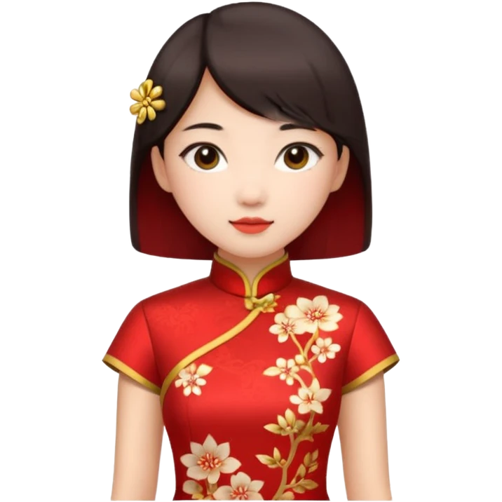 cheongsam girl emoji