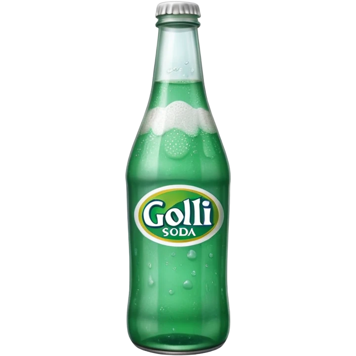 A bottle of goli soda emoji