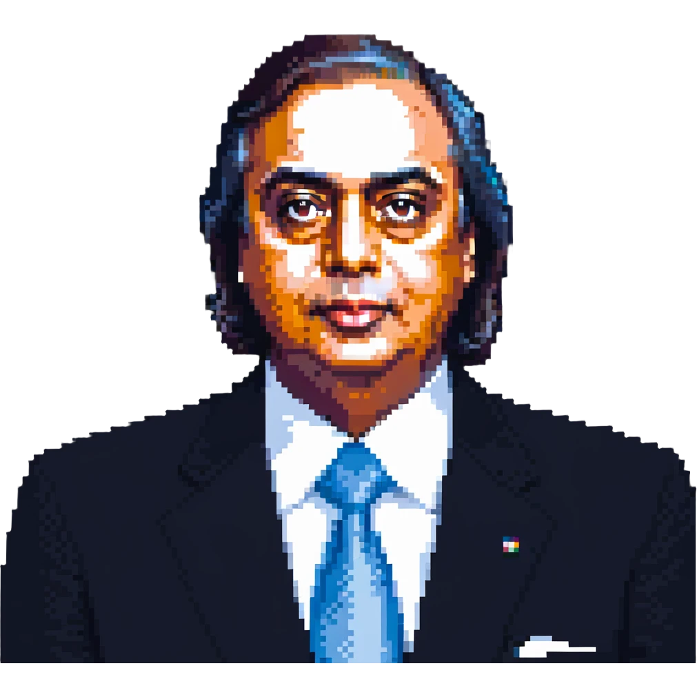 portrait of Mukesh Ambani emoji