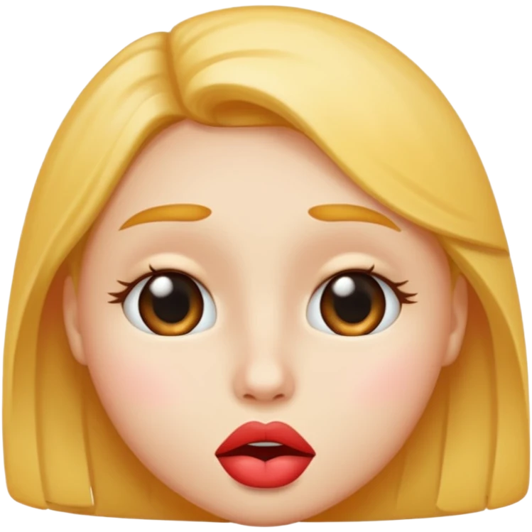 Kissy face emoji