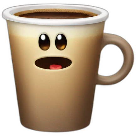 coffee monster emoji