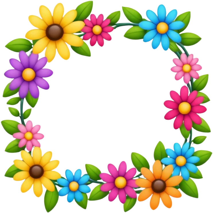 Flower frame
 emoji