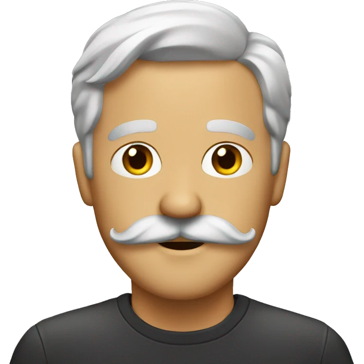 mustache man  emoji