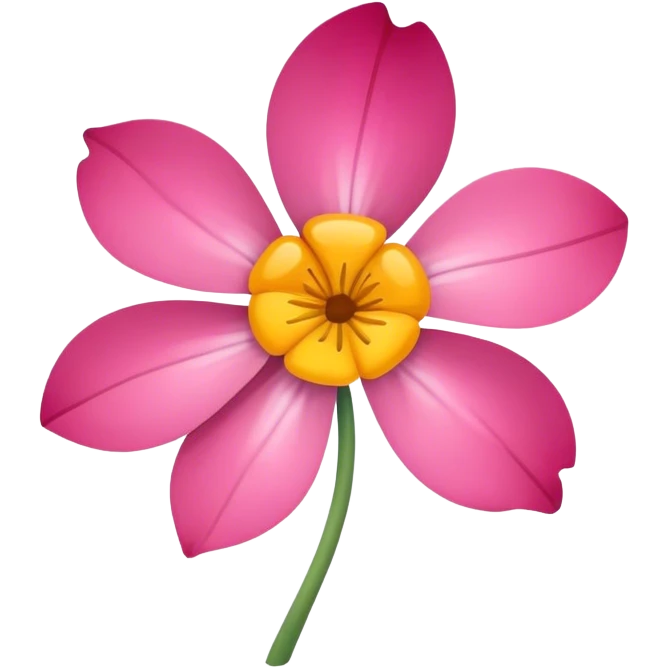 Poor petal emoji