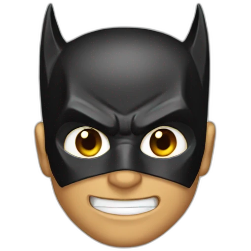 Bat man emoji