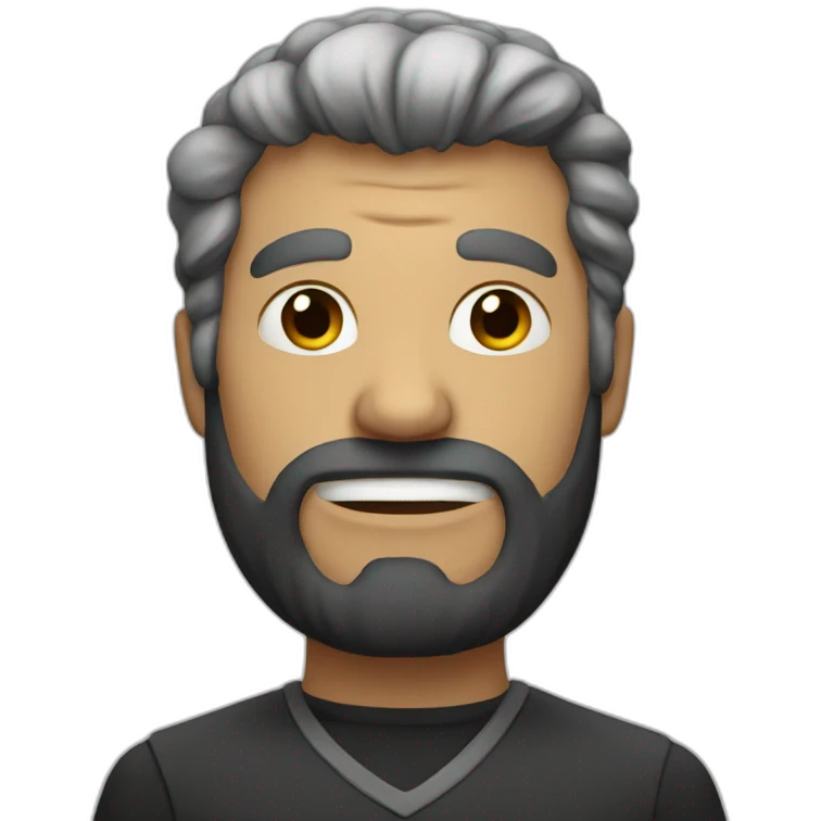 Dark vadorbeer emoji