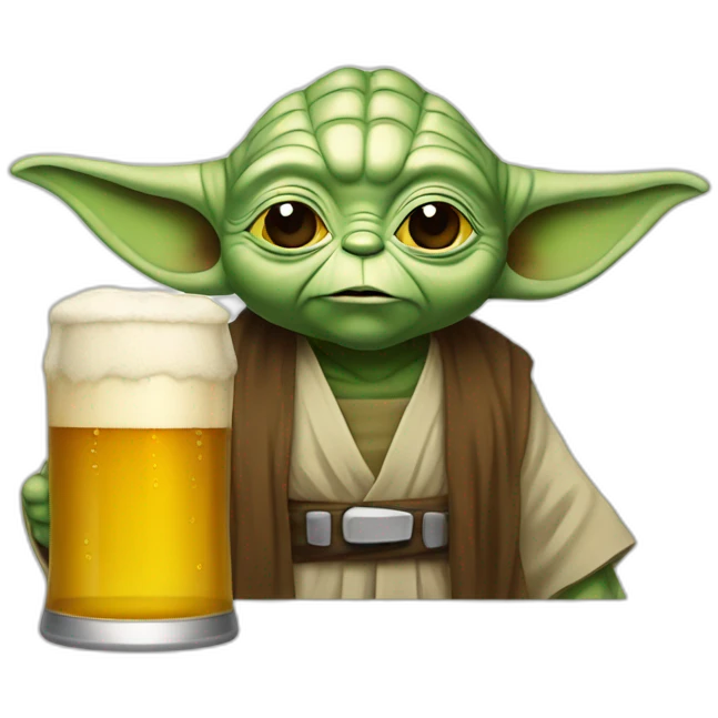 yoda beer emoji