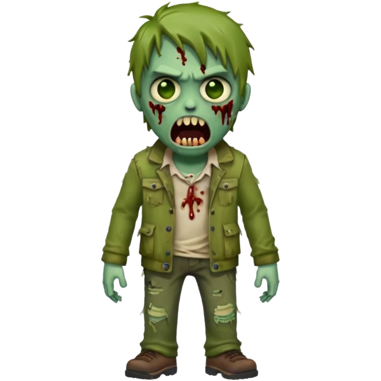 Walking zombie emoji  emoji