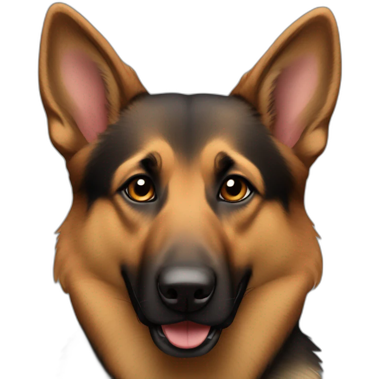 MARRON GERMAN DOGSHEPARD emoji
