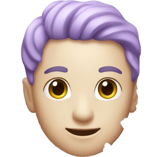 Lavender heart emoji