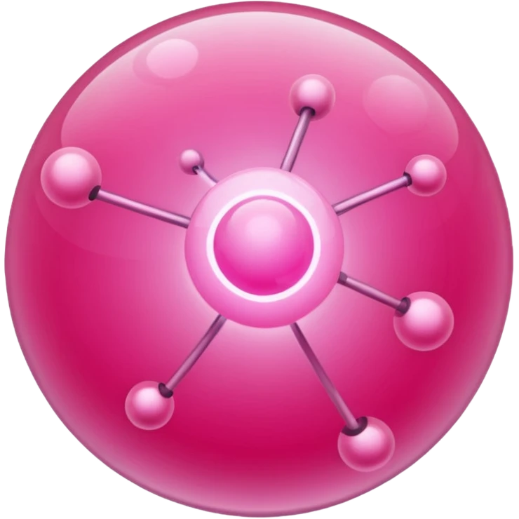 pink atoms emoji