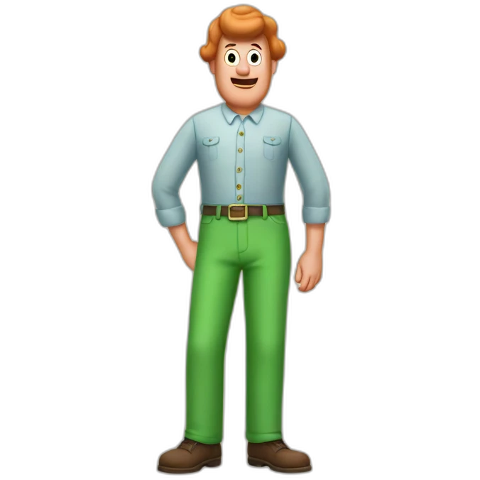 Patrick star green pants emoji
