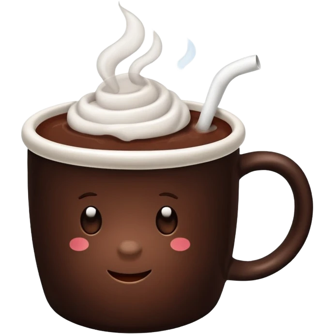Hot chocolate emoji