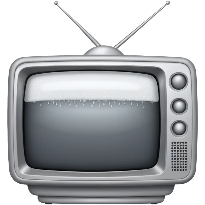television static(snowy) emoji