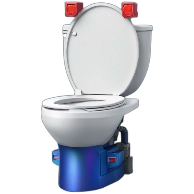 optimus prime on a toilet emoji