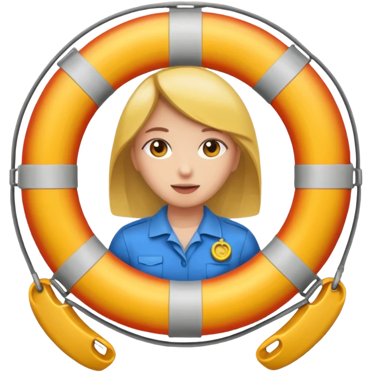 lifesaver woman emoji