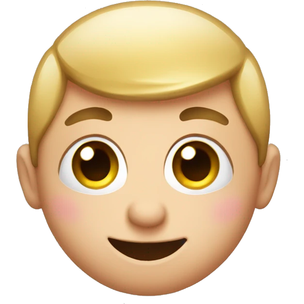 blushing emoji with eyebrows turned up, bashful  emoji