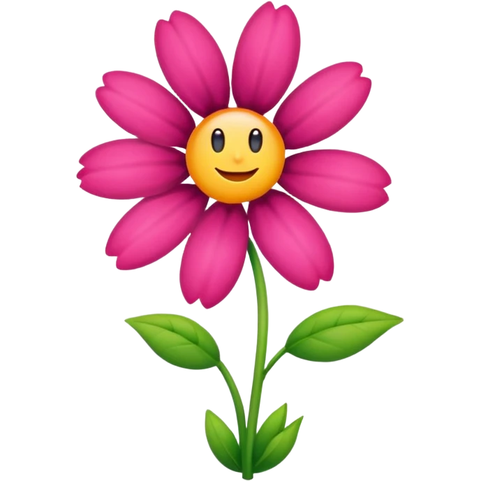 Flower with feet emoji