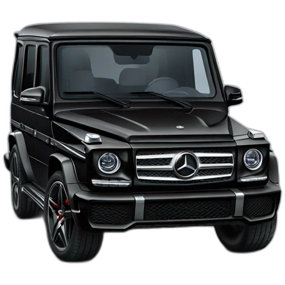Black Mercedes g wagon emoji