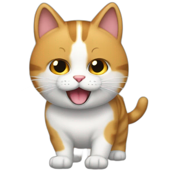 Gato con una metralleta  emoji