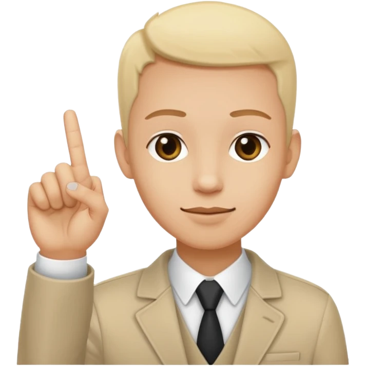 Yvl hand sign only 3 fingers up emoji