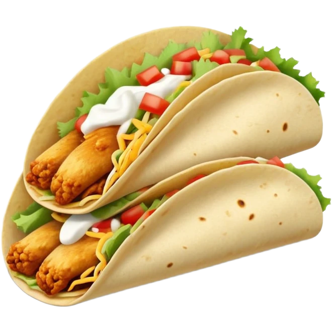 Chicken tacos  emoji