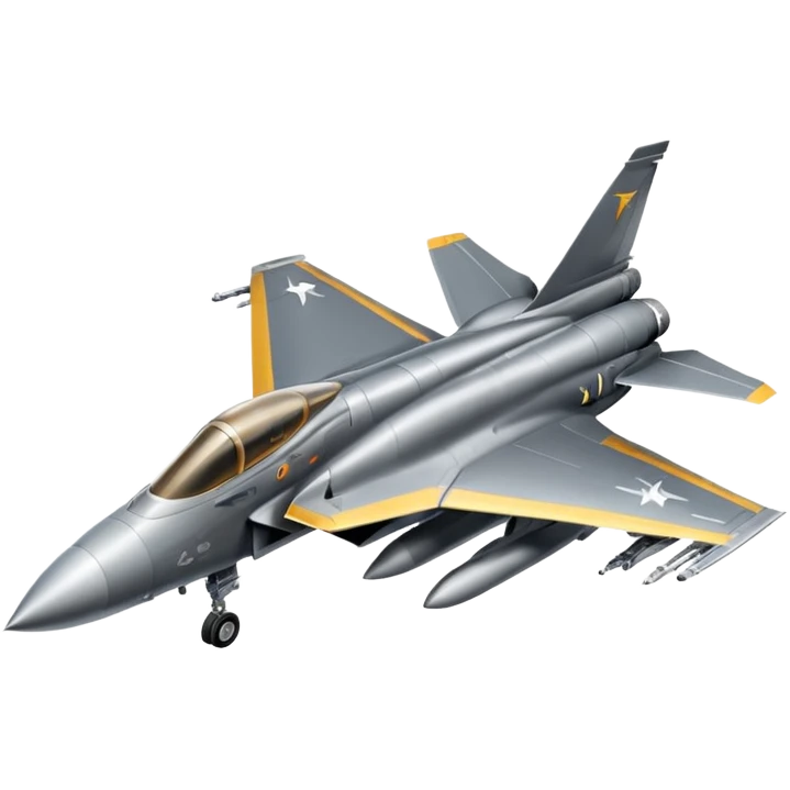 create a very realistic American fighter jet emoji