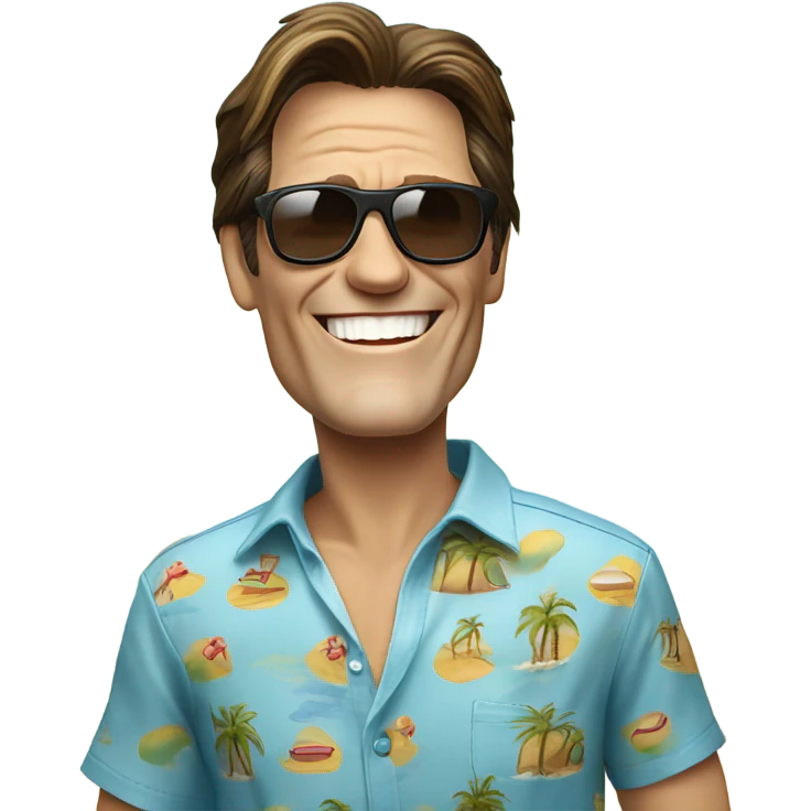 jim carrey at the beach emoji