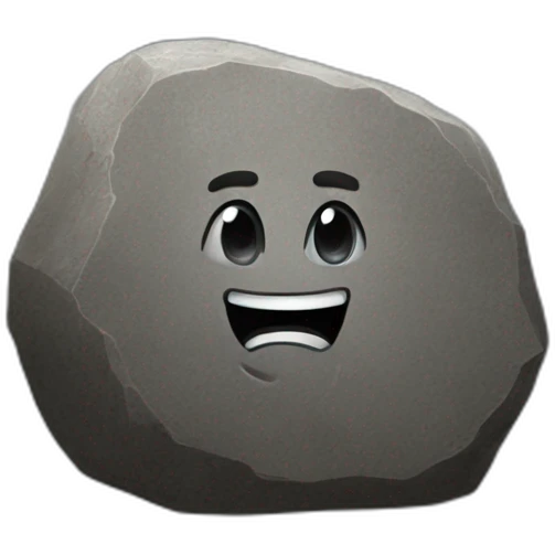 Rock emoji