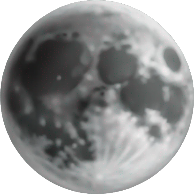 realistic moon emoji