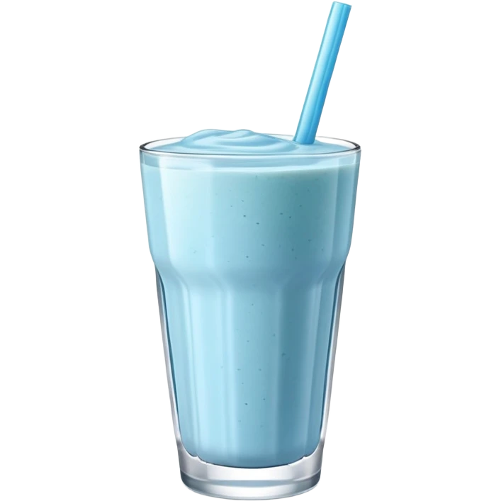 Light blue smoothie emoji