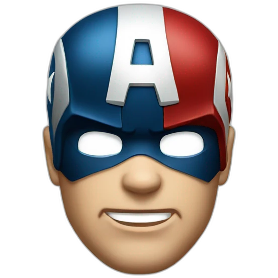captain america HEAD emoji