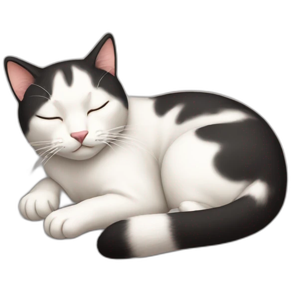 sleeping cat emoji