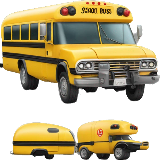 First order jet trooper’s 1972 dodge school bus  emoji