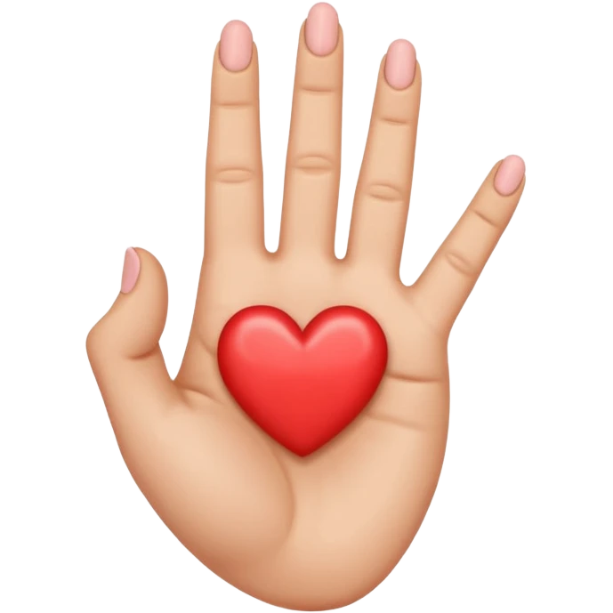 A middle finger inside a heartshaoed hand sign like these combined 🫶🏻🖕🏻 emoji