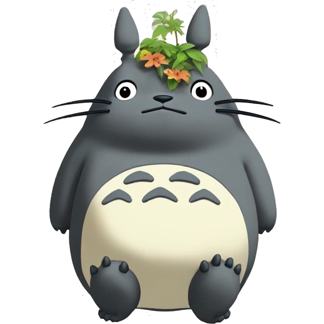 Totoro the main character of the movie of the Studio Ghibli “My Neighbor Totoro” emoji