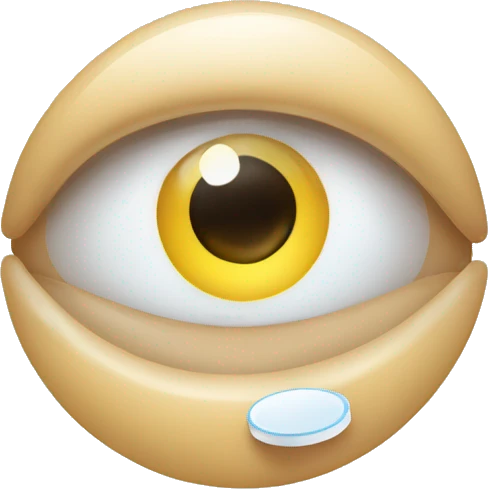 prescription contact lens case emoji