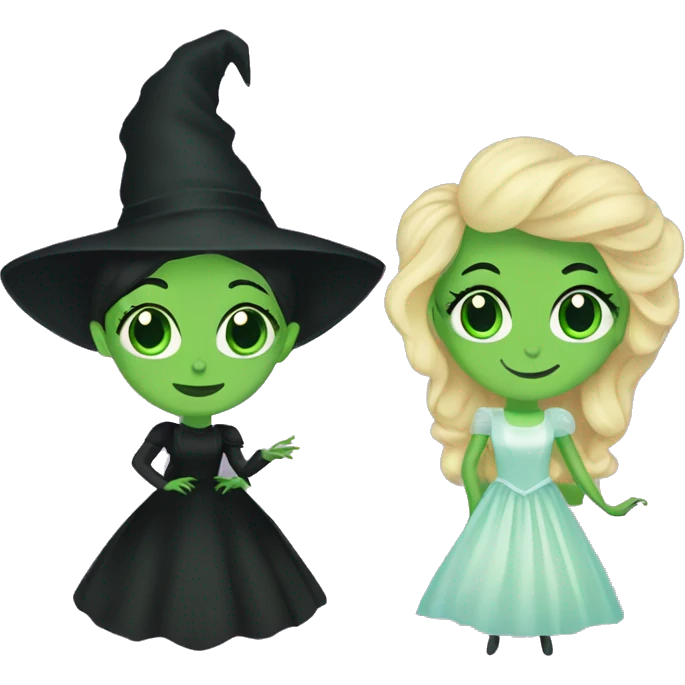 Elphaba and Glinda  emoji