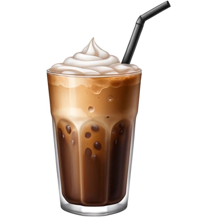 Cold coffee  emoji